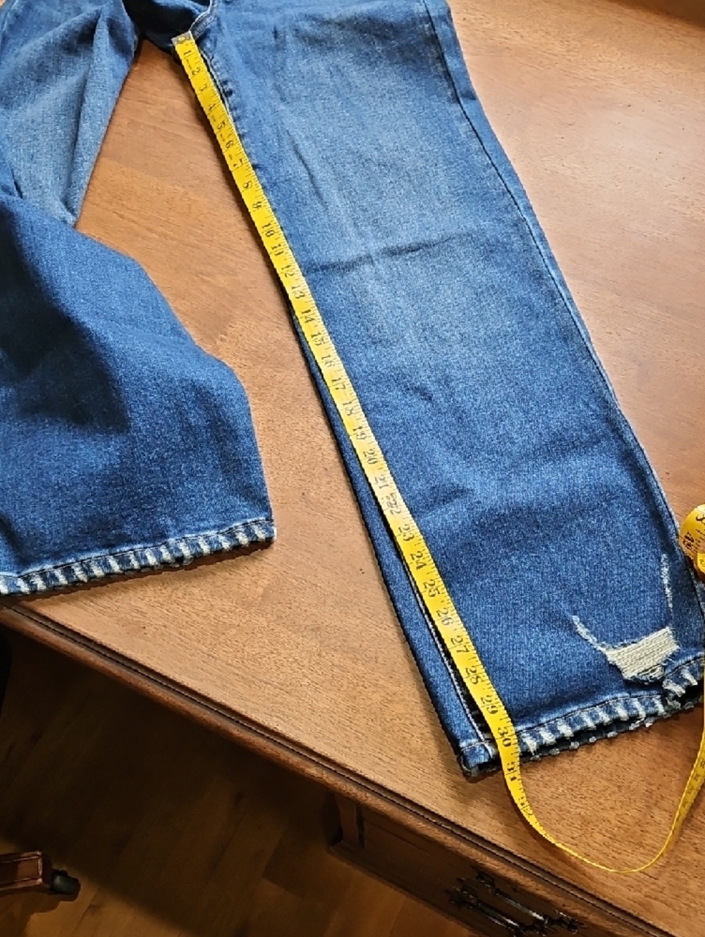 KanCan Dark Blue Wide Leg High-Rise Jeans - Picture 12 of 15